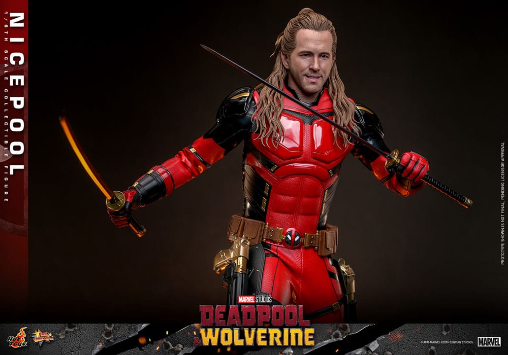 Deadpool &amp; Wolverine Movie Masterpiece Action Figure 1/6 Nicepool 30 cm