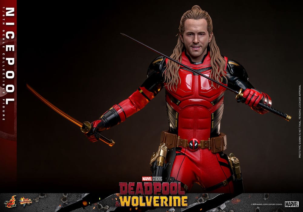 Deadpool &amp; Wolverine Movie Masterpiece Action Figure 1/6 Nicepool 30 cm