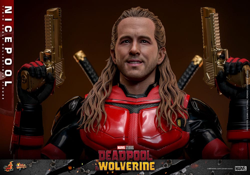 Deadpool &amp; Wolverine Movie Masterpiece Action Figure 1/6 Nicepool 30 cm