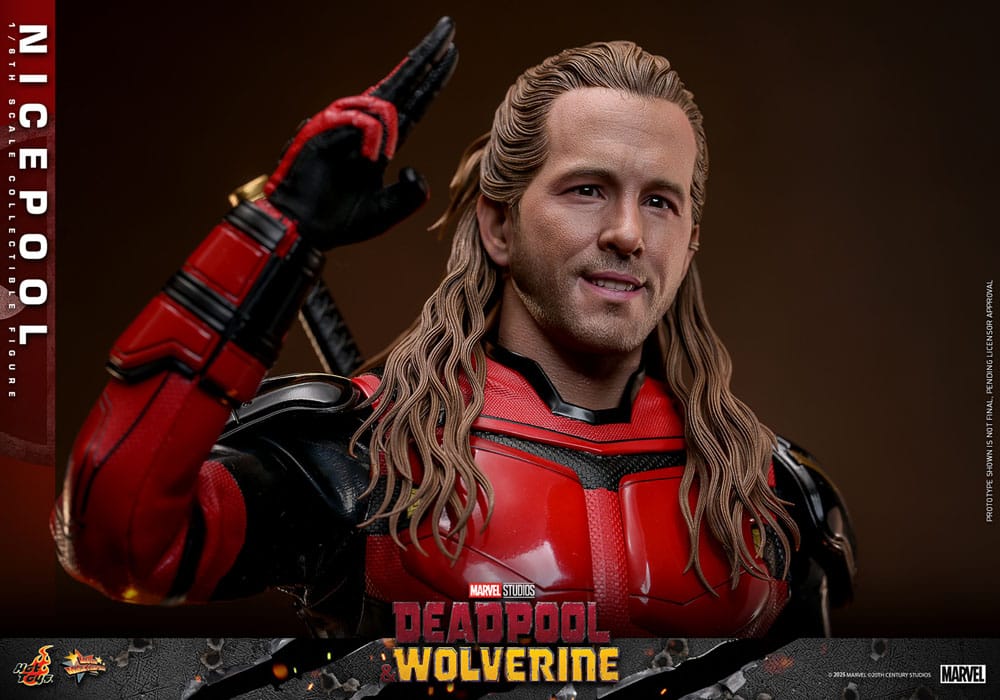 Deadpool &amp; Wolverine Movie Masterpiece Action Figure 1/6 Nicepool 30 cm