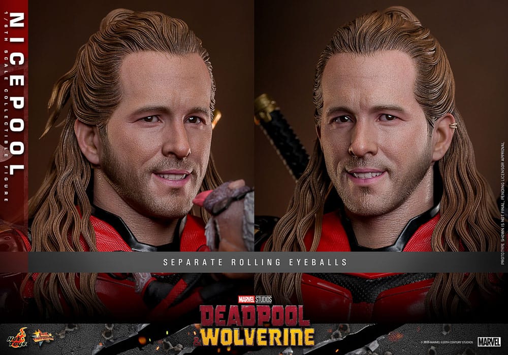 Deadpool &amp; Wolverine Movie Masterpiece Action Figure 1/6 Nicepool 30 cm