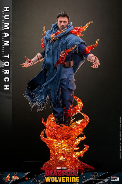 Deadpool &amp; Wolverine Movie Masterpiece Action Figure 1/6 Human Torch 31 cm