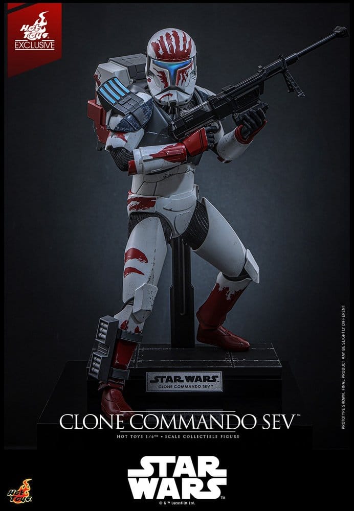 Star Wars: The Clone Wars Television Masterpiece Action Figure 1/6 Clone Commando Sev (Hot Toys Exclusive) 30 cm