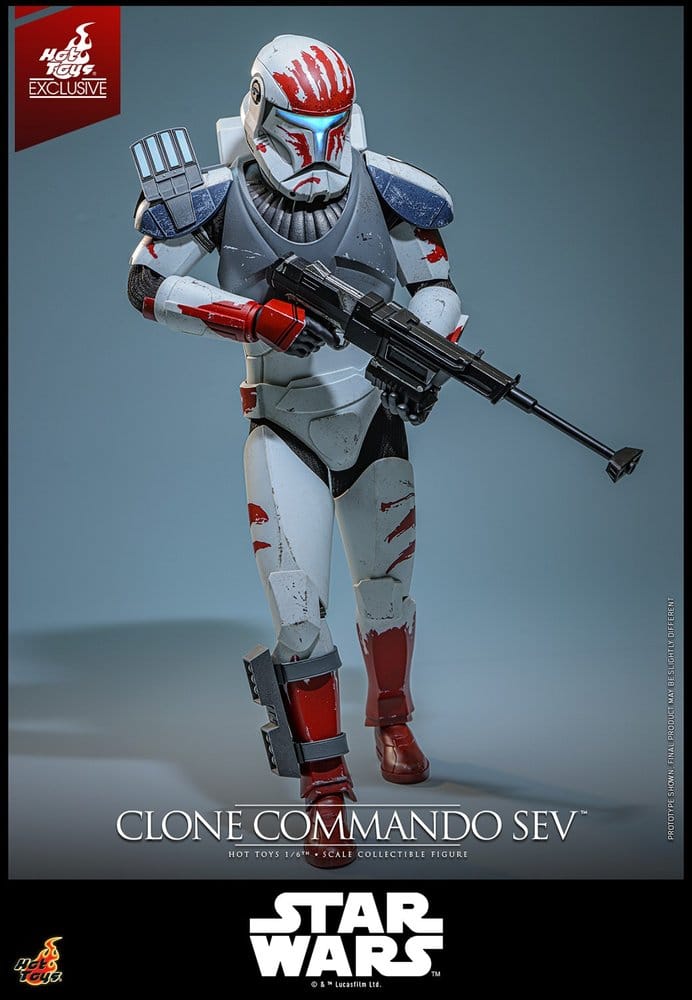 Star Wars: The Clone Wars Television Masterpiece Action Figure 1/6 Clone Commando Sev (Hot Toys Exclusive) 30 cm