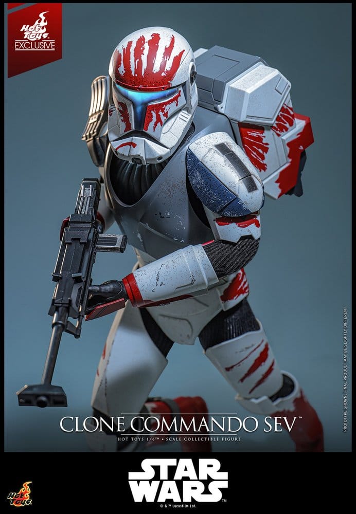 Star Wars: The Clone Wars Television Masterpiece Action Figure 1/6 Clone Commando Sev (Hot Toys Exclusive) 30 cm