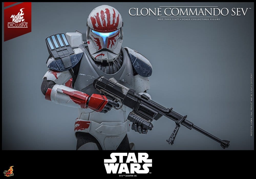 Star Wars: The Clone Wars Television Masterpiece Action Figure 1/6 Clone Commando Sev (Hot Toys Exclusive) 30 cm
