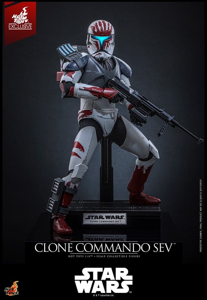 Star Wars: The Clone Wars Television Masterpiece Action Figure 1/6 Clone Commando Sev (Hot Toys Exclusive) 30 cm