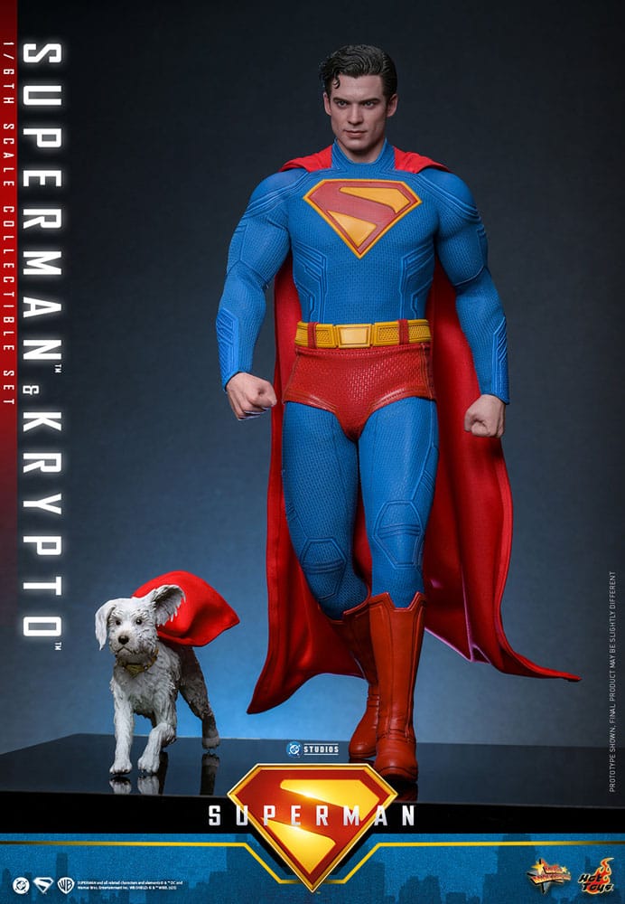 Superman (2025) Movie Masterpiece Action Figure 1/6 Superman & Krypto 33 cm
