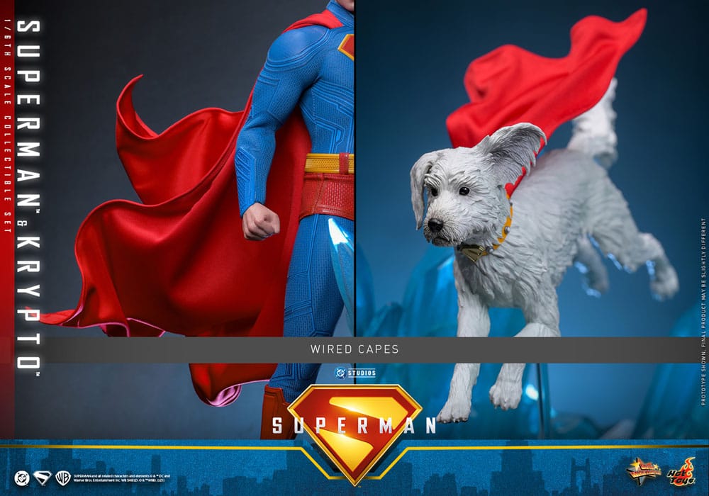 Superman (2025) Movie Masterpiece Action Figure 1/6 Superman & Krypto 33 cm