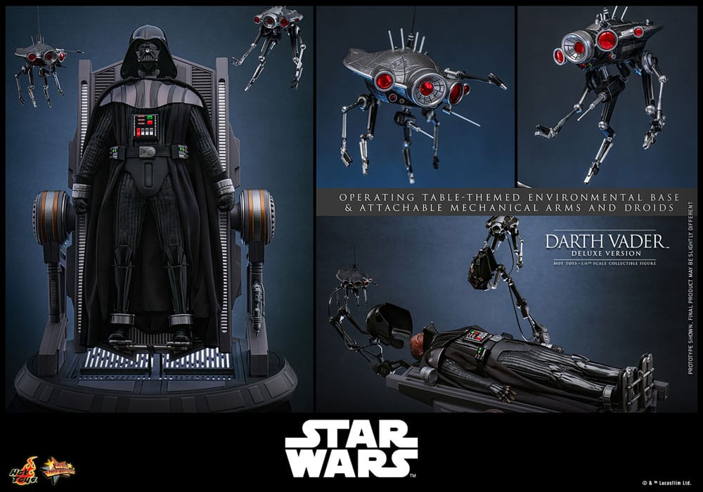 Star Wars: Episode III - Revenge of the Sith Movie Masterpiece Action Figure 1/6 Darth Vader (Deluxe Version) 35 cm