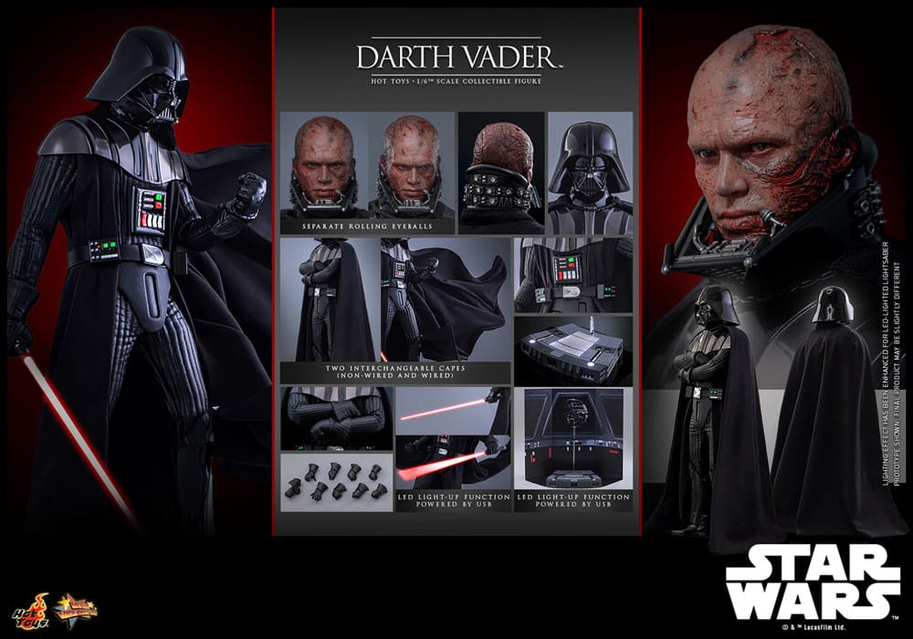Star Wars: Episode III - Revenge of the Sith Movie Masterpiece Action Figure 1/6 Darth Vader 35 cm