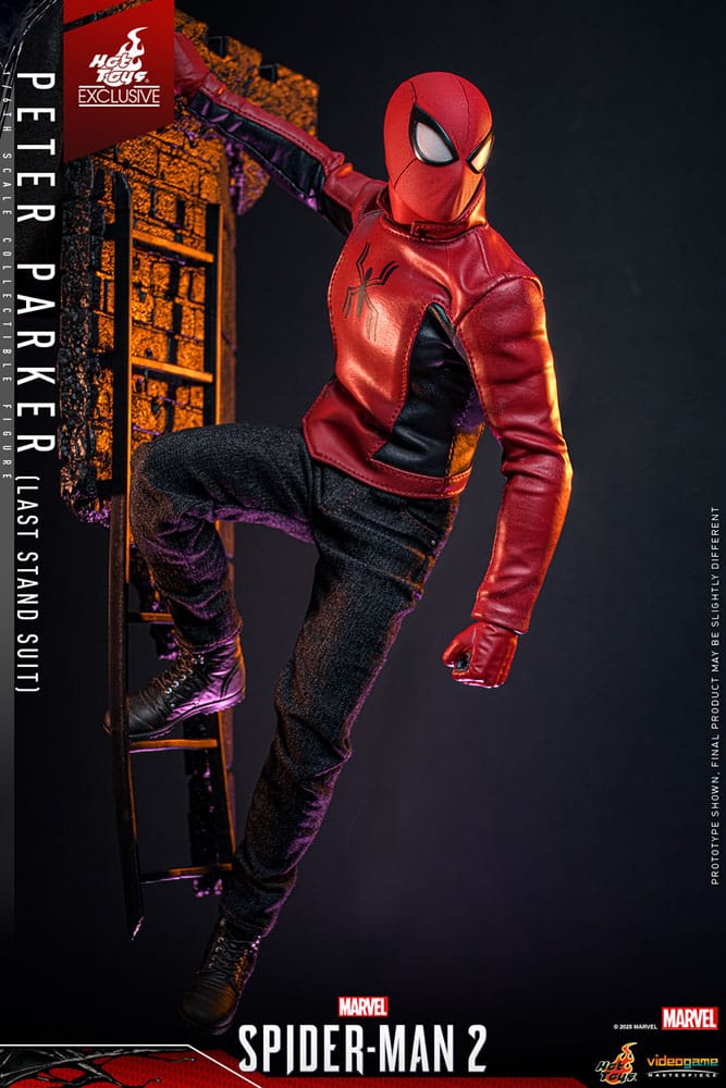 Spider-Man 2 Action Figure 1/6 Peter Parker (Last Stand Suit) Hot Toys Exclusive 30 cm