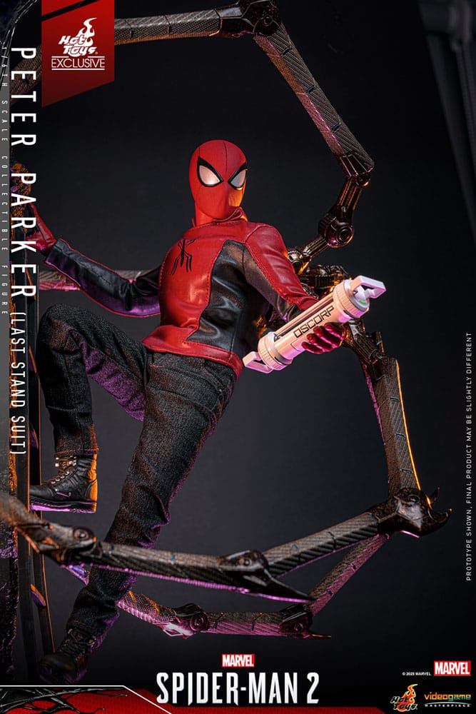 Spider-Man 2 Action Figure 1/6 Peter Parker (Last Stand Suit) Hot Toys Exclusive 30 cm
