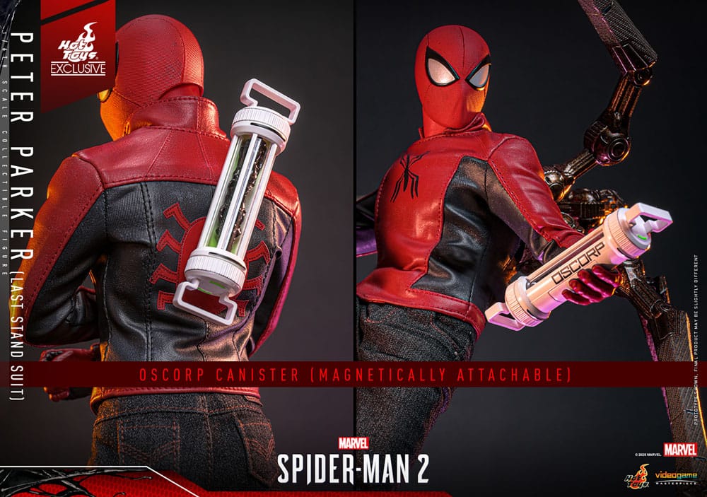 Spider-Man 2 Action Figure 1/6 Peter Parker (Last Stand Suit) Hot Toys Exclusive 30 cm