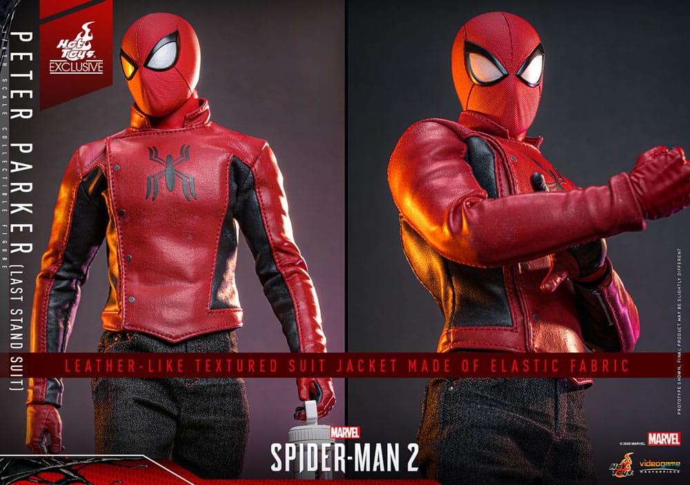 Spider-Man 2 Action Figure 1/6 Peter Parker (Last Stand Suit) Hot Toys Exclusive 30 cm