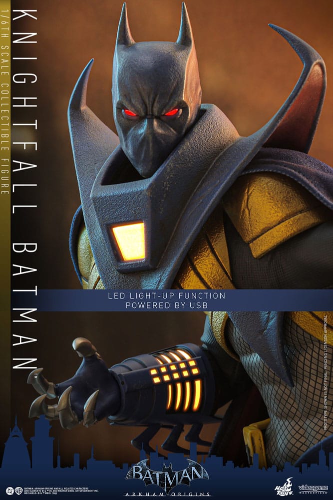 Batman: Arkham Origins Videogame Masterpiece Action Figure 1/6 Knightfall Batman 32 cm