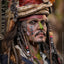 Pirates of the Caribbean: Dead Man's Chest Action DX Figure 1/6 Pelegostos Chief Jack Sparrow 30 cm