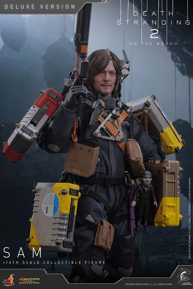 Death Stranding 2: On the Beach Videogame Masterpiece Action Figure 1/6 Sam (Deluxe Version) 31 cm