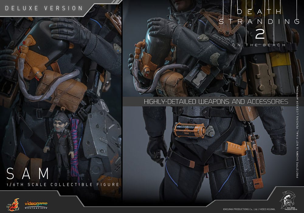Death Stranding 2: On the Beach Videogame Masterpiece Action Figure 1/6 Sam (Deluxe Version) 31 cm