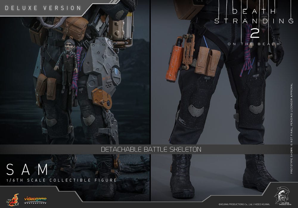 Death Stranding 2: On the Beach Videogame Masterpiece Action Figure 1/6 Sam (Deluxe Version) 31 cm