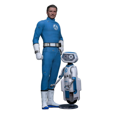 The Fantastic Four: First Steps Movie Masterpiece Action Figure 2-Pack 1/6 Mister Fantastic &amp; HERBIE 30 cm
