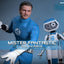 The Fantastic Four: First Steps Movie Masterpiece Action Figure 2-Pack 1/6 Mister Fantastic &amp; HERBIE 30 cm