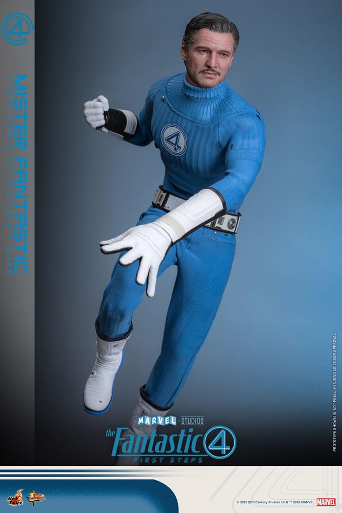 The Fantastic Four: First Steps Movie Masterpiece Action Figure 1/6 Mister Fantastic 30 cm