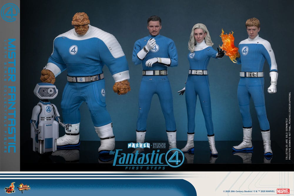 The Fantastic Four: First Steps Movie Masterpiece Action Figure 1/6 Mister Fantastic 30 cm