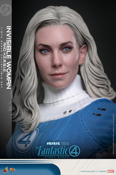 The Fantastic Four: First Steps Movie Masterpiece Action Figure 2-Pack 1/6 Invisible Woman &amp; HERBIE 28 cm