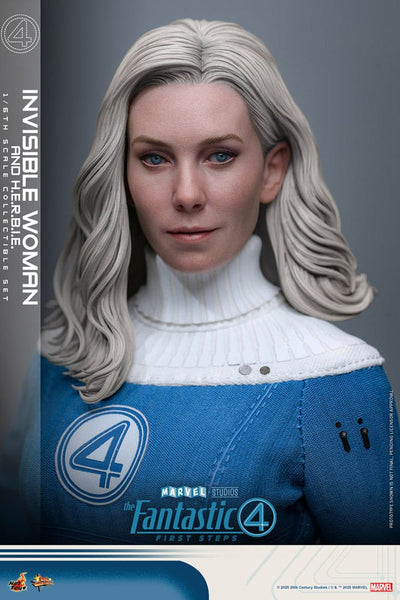The Fantastic Four: First Steps Movie Masterpiece Action Figure 2-Pack 1/6 Invisible Woman &amp; HERBIE 28 cm