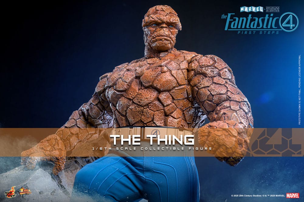 The Fantastic Four: First Steps Movie Masterpiece Action Figure 1/6 The Thing 31 cm
