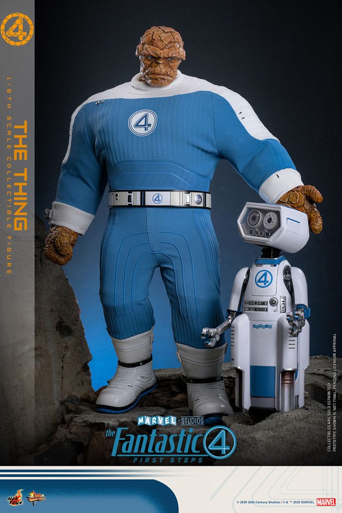 The Fantastic Four: First Steps Movie Masterpiece Action Figure 1/6 The Thing 31 cm