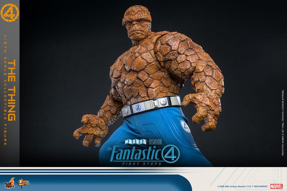 The Fantastic Four: First Steps Movie Masterpiece Action Figure 1/6 The Thing 31 cm
