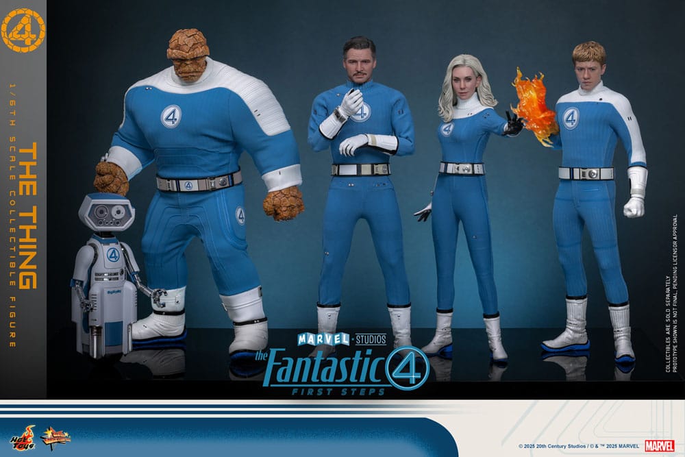 The Fantastic Four: First Steps Movie Masterpiece Action Figure 1/6 The Thing 31 cm