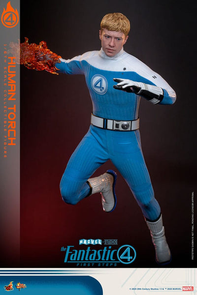 The Fantastic Four: First Steps Movie Masterpiece Action Figure 1/6 Human Torch 30 cm