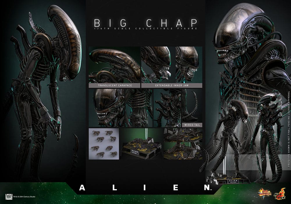Alien Movie Masterpiece Action Figure 1/6 Big Chap 36 cm