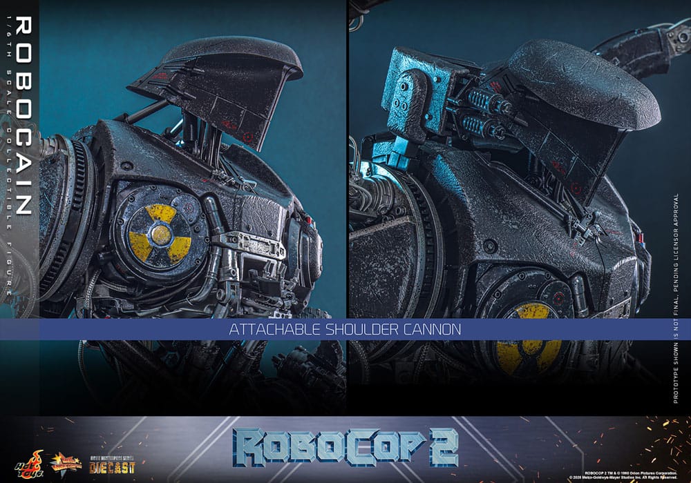 RoboCop 2 Movie Masterpiece Diecast Action Figure 1/6 RoboCain 40 cm