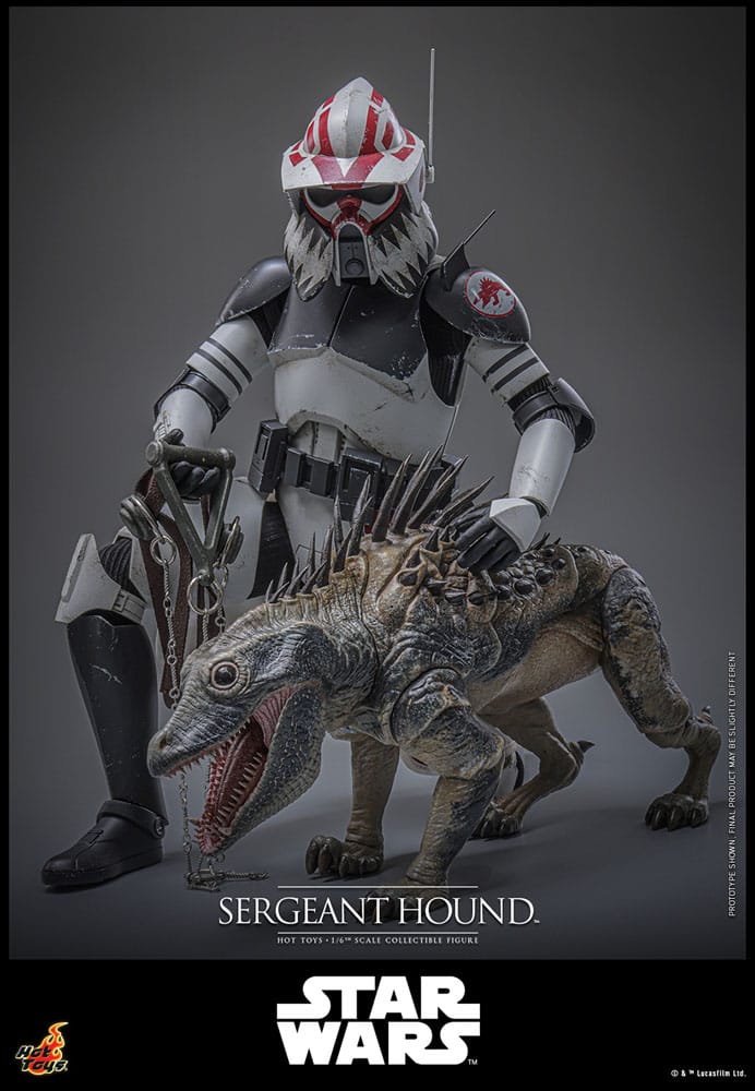 Star Wars: The Clone Wars Action Figure 1/6 Sergeant Hound 30 cm