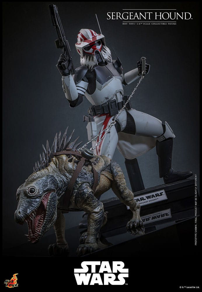 Star Wars: The Clone Wars Action Figure 1/6 Sergeant Hound 30 cm