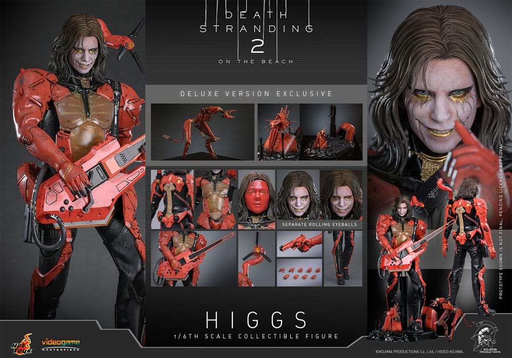 Death Stranding 2: On the Beach Videogame Masterpiece Action Figure 1/6 Higgs (Deluxe Version) 33 cm