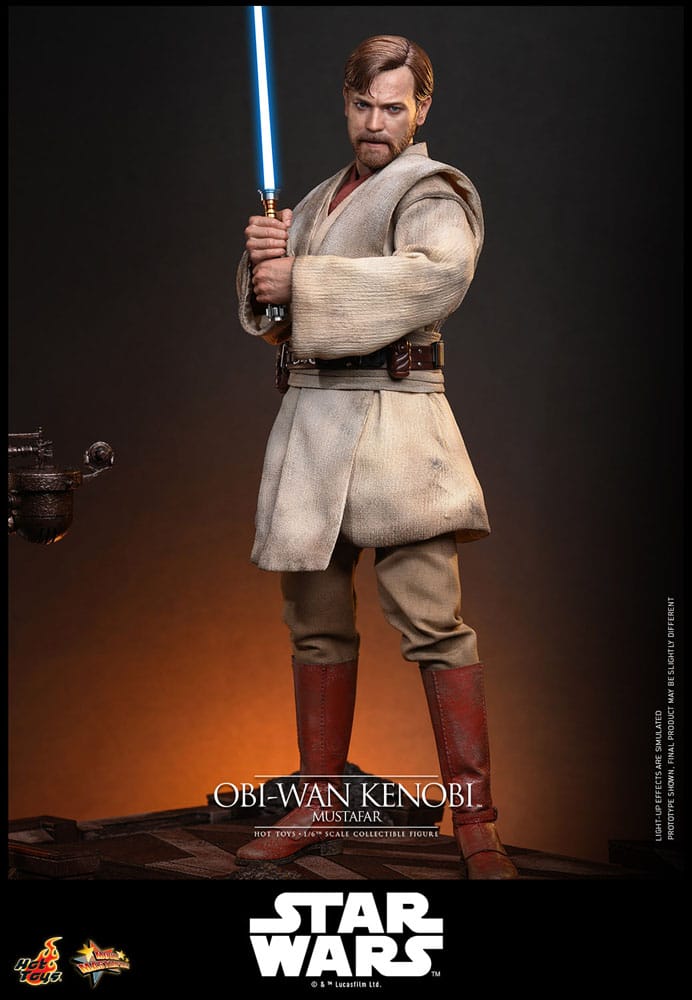 Star Wars: Episode III - Revenge of the Sith Movie Masterpiece Action Figure 1/6 Obi-Wan Kenobi (Mustafar) 31 cm