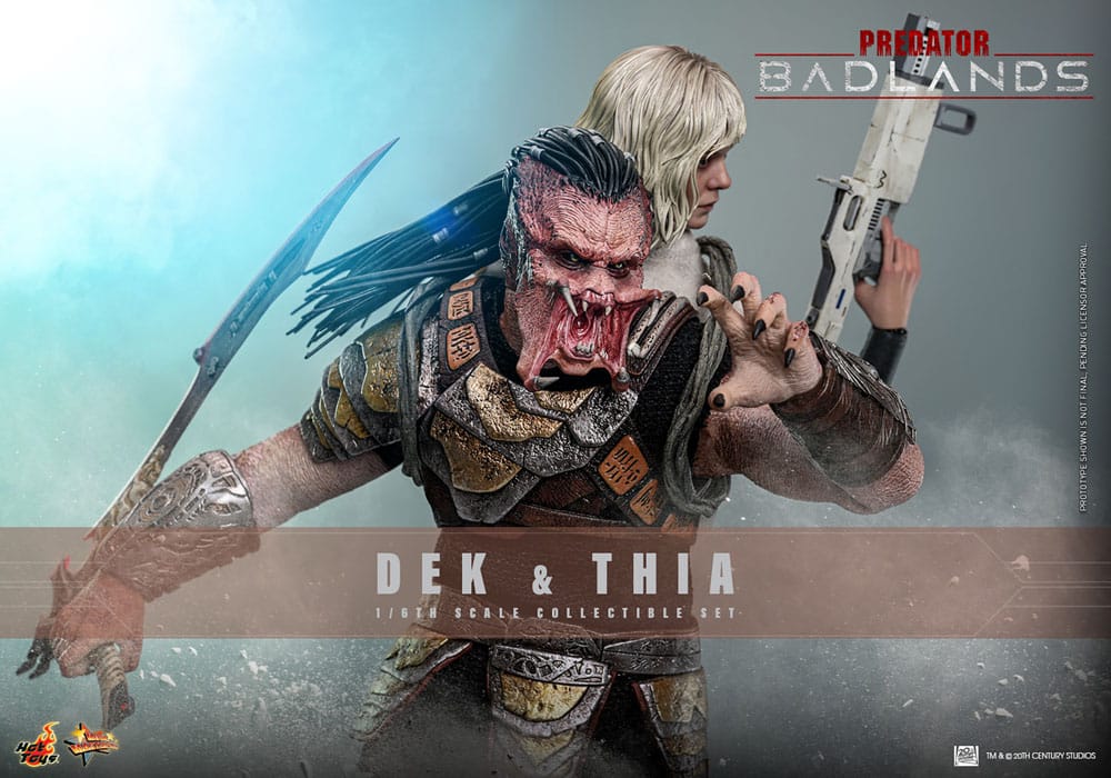 Predator: Badlands Movie Masterpiece Action Figure 1/6 Dek &amp; Thia 30 cm