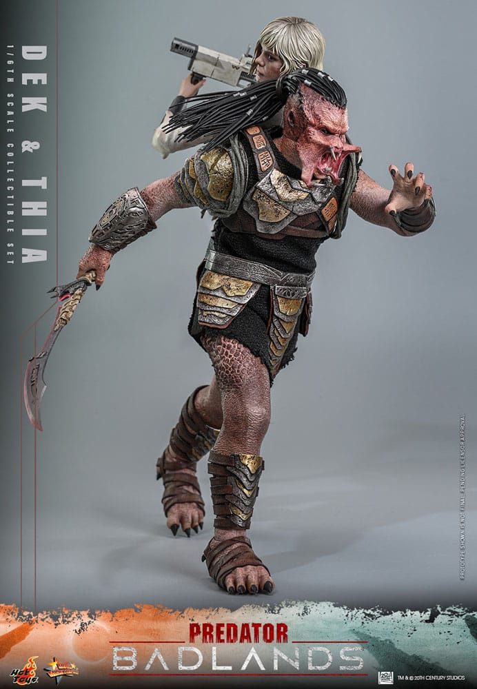 Predator: Badlands Movie Masterpiece Action Figure 1/6 Dek &amp; Thia 30 cm