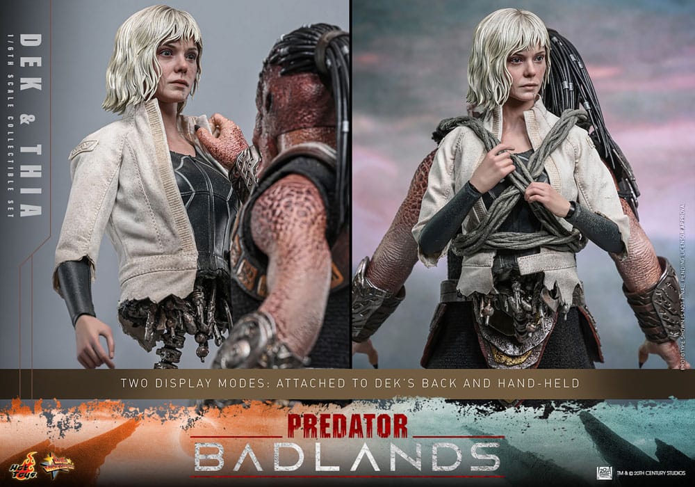 Predator: Badlands Movie Masterpiece Action Figure 1/6 Dek &amp; Thia 30 cm