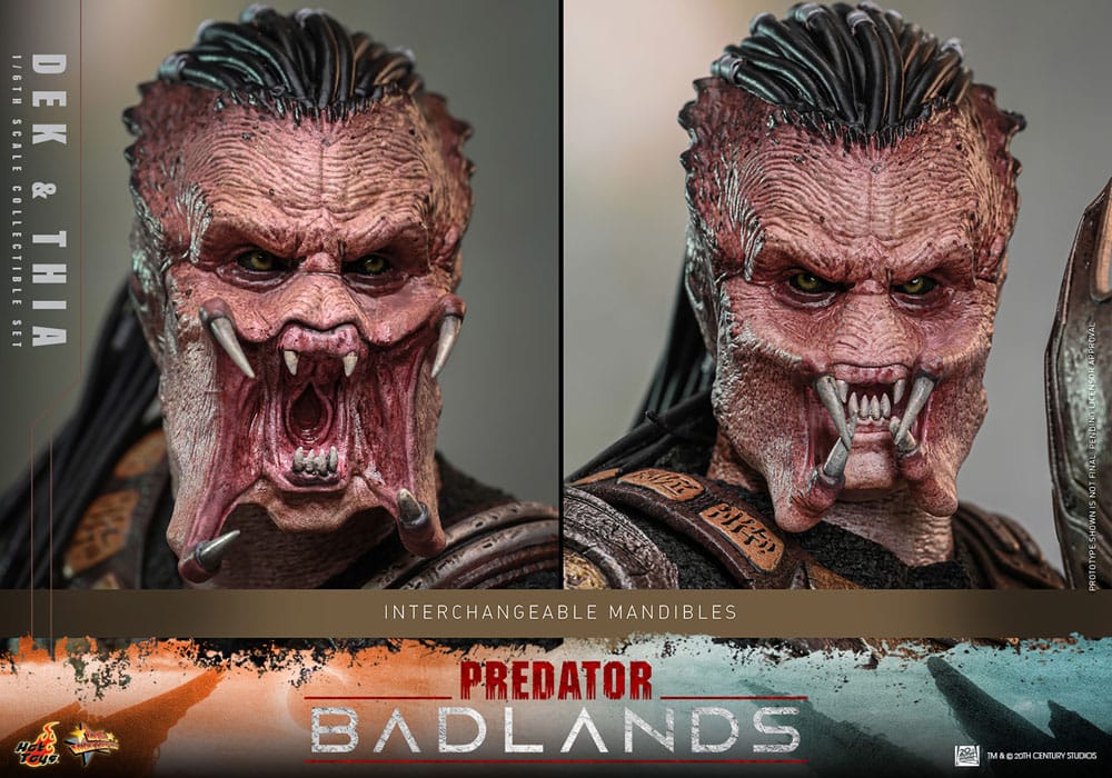 Predator: Badlands Movie Masterpiece Action Figure 1/6 Dek &amp; Thia 30 cm
