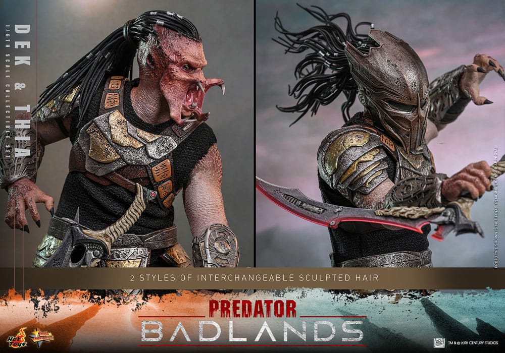 Predator: Badlands Movie Masterpiece Action Figure 1/6 Dek & Thia 30 cm