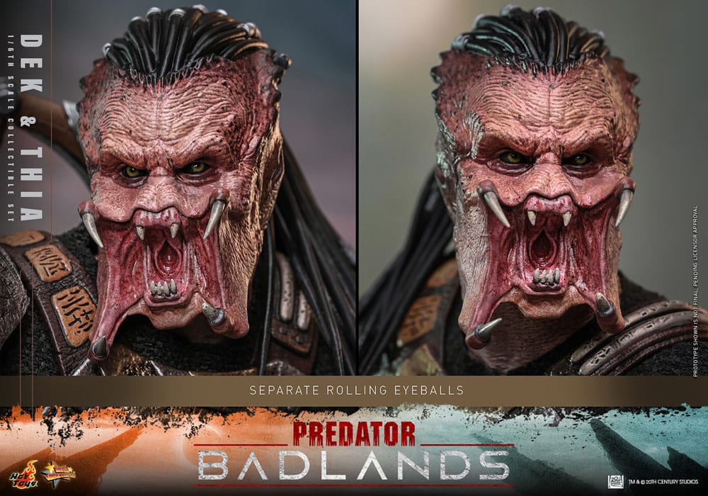 Predator: Badlands Movie Masterpiece Action Figure 1/6 Dek &amp; Thia 30 cm