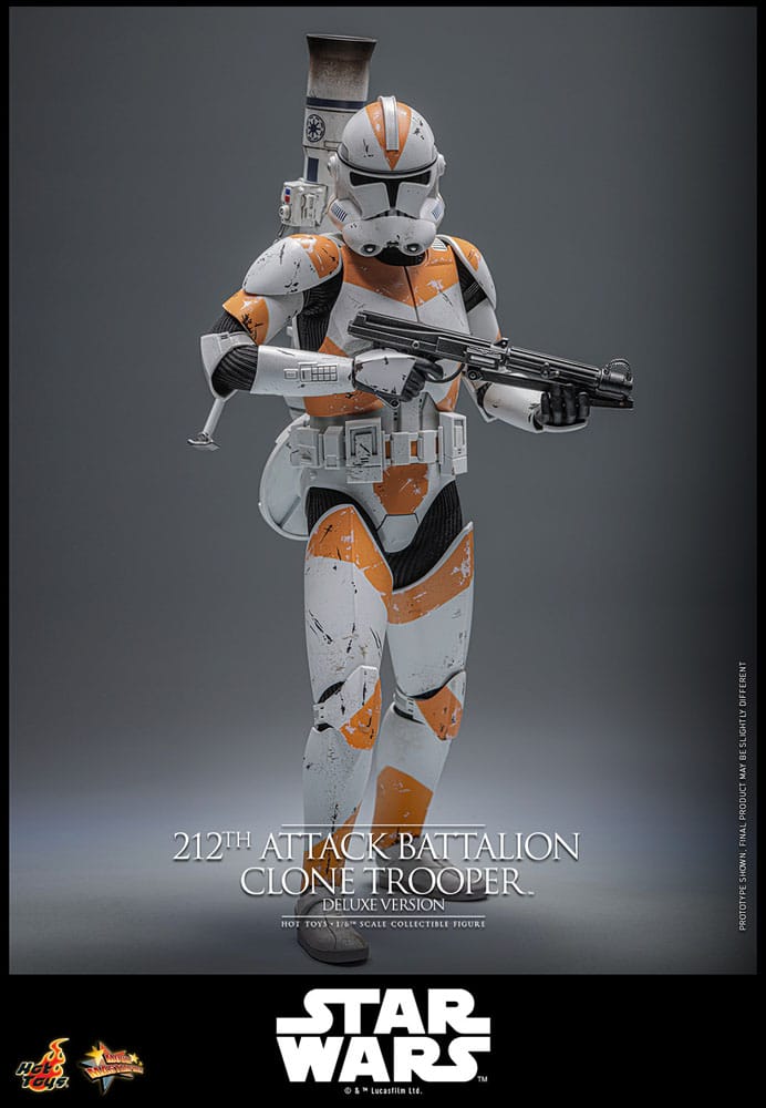 Star Wars: The Clone Wars Action Figure 1/6 212th Attack Battalion Clone Trooper Deluxe Version 30 cm