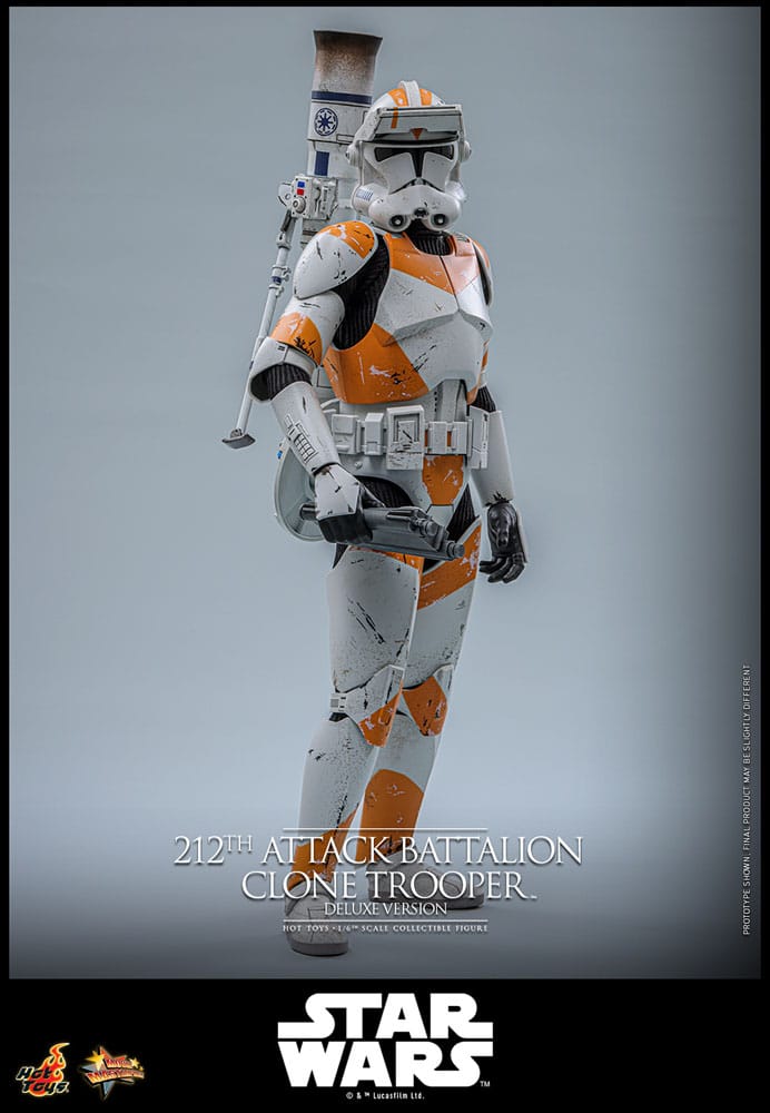 Star Wars: The Clone Wars Action Figure 1/6 212th Attack Battalion Clone Trooper Deluxe Version 30 cm
