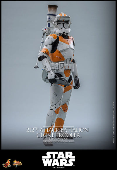 Star Wars: The Clone Wars Action Figure 1/6 212th Attack Battalion Clone Trooper Deluxe Version 30 cm
